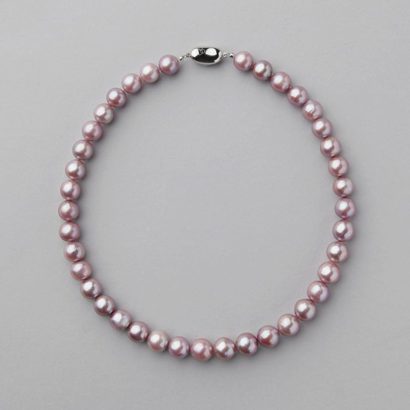 淡水真珠 ネックレス9-11mm -Mauvette- | 淡水真珠ネックレス