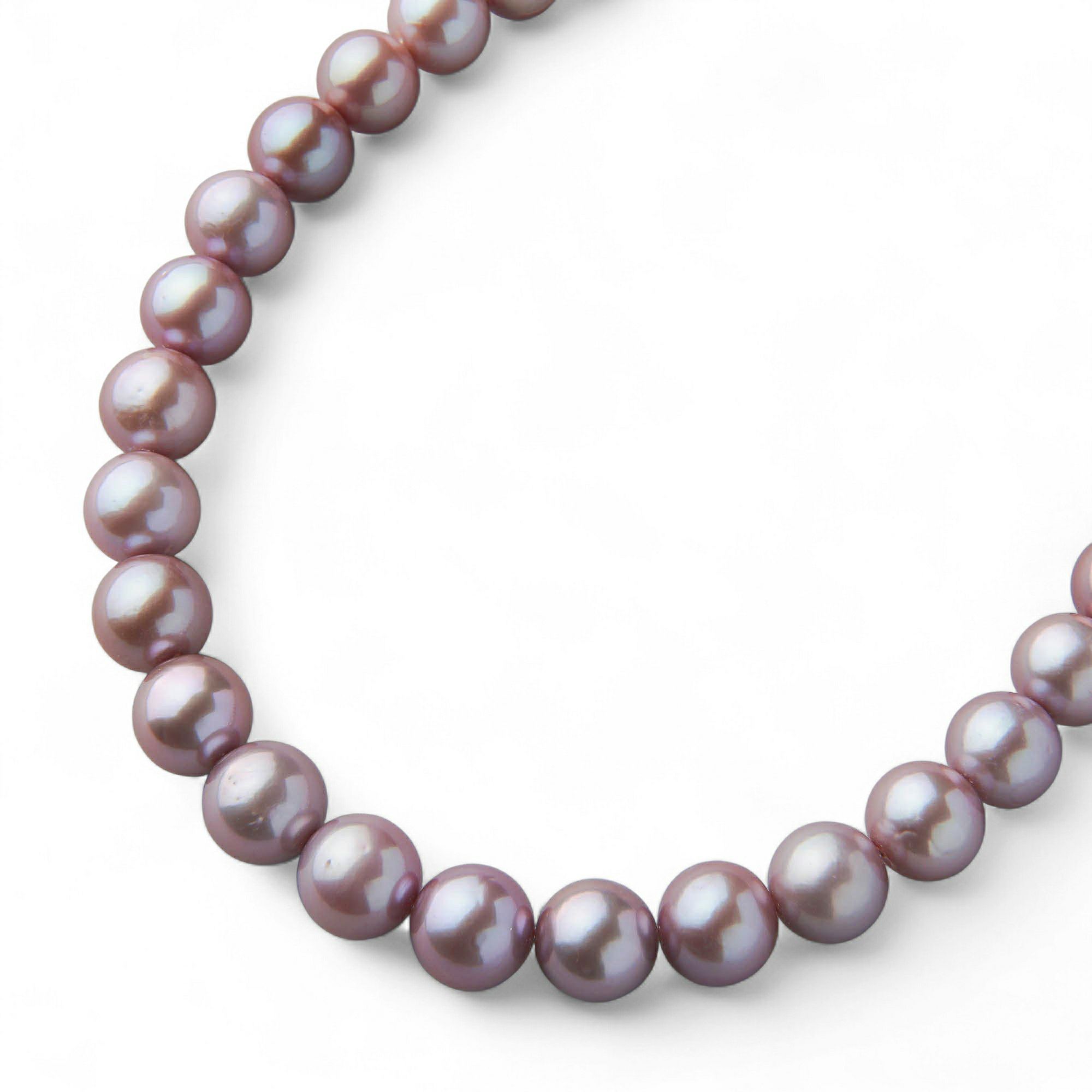 淡水真珠 ネックレス9-11mm -Mauvette-