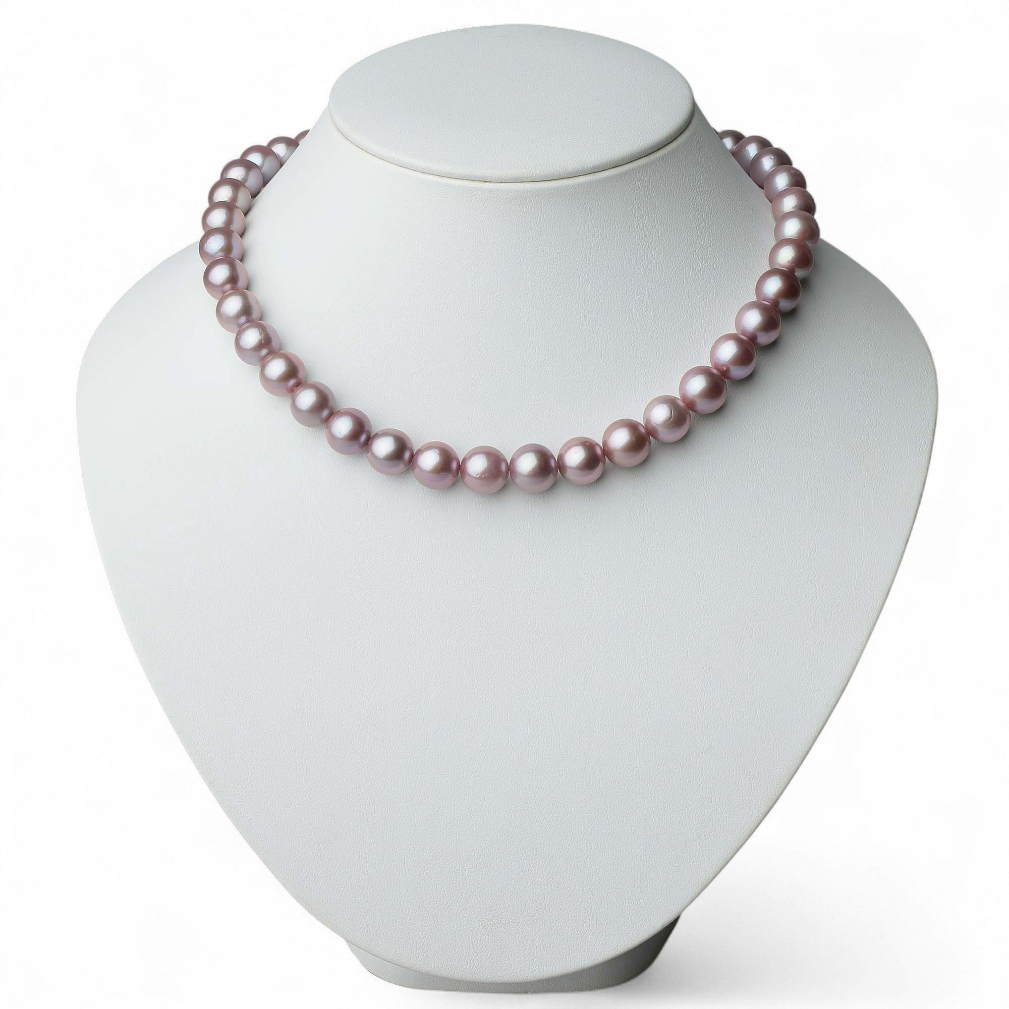 淡水真珠 ネックレス9-11mm -Mauvette-