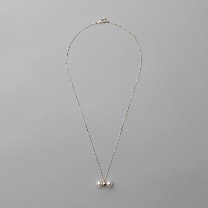 BonBon あこや真珠ペンダント6.0-6.5mm メタルボールK10YG