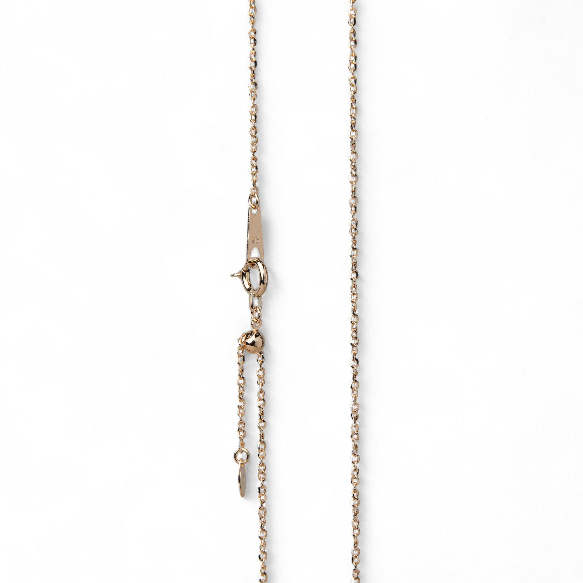 ルーチェアズキ ロングチェーン　70cm K18YG