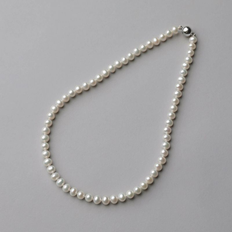 淡水真珠 ロングネックレス5.5-6.0mm 150cm ジョイント式 | 淡水真珠ネックレス