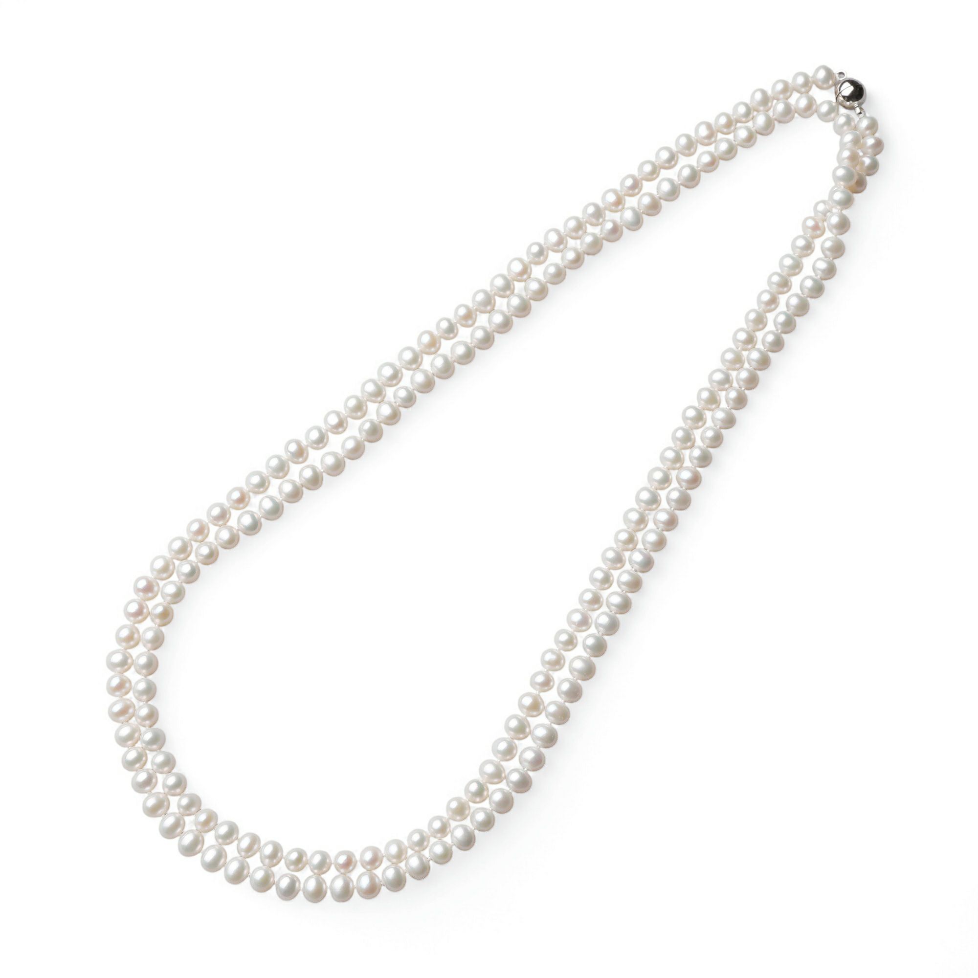 淡水真珠 ロングネックレス5.5-6.0mm 150cm ジョイント式 | 淡水真珠 