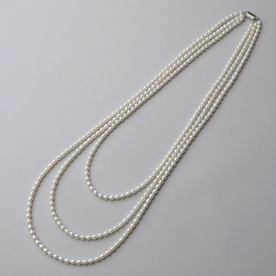 淡水真珠 ショルダーロング(ストラップ) 6.5-7.0mm 130cm | 淡水真珠