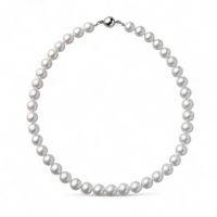 淡水真珠(有核) ネックレス9-10mm ラウンド 超上質ランク