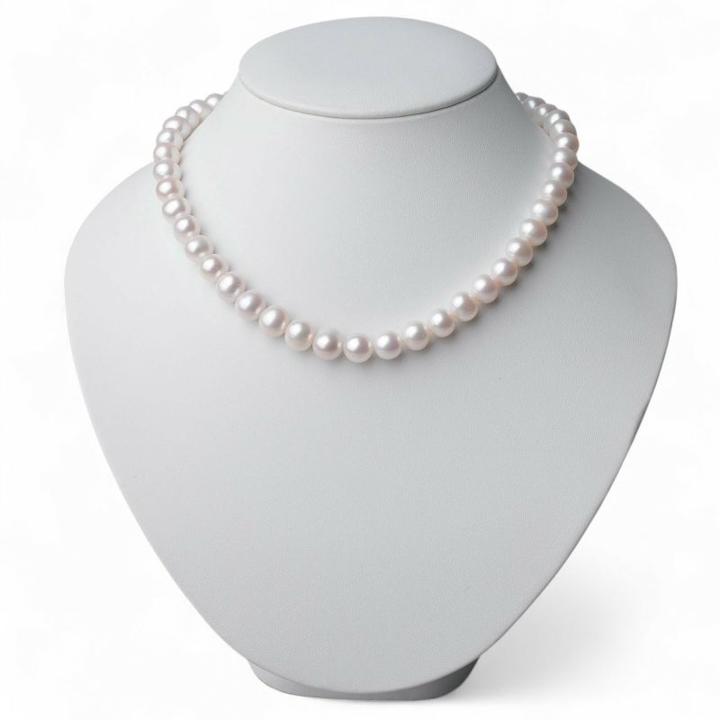 淡水真珠 ネックレスセット8.5-9.5mm 上質ランク