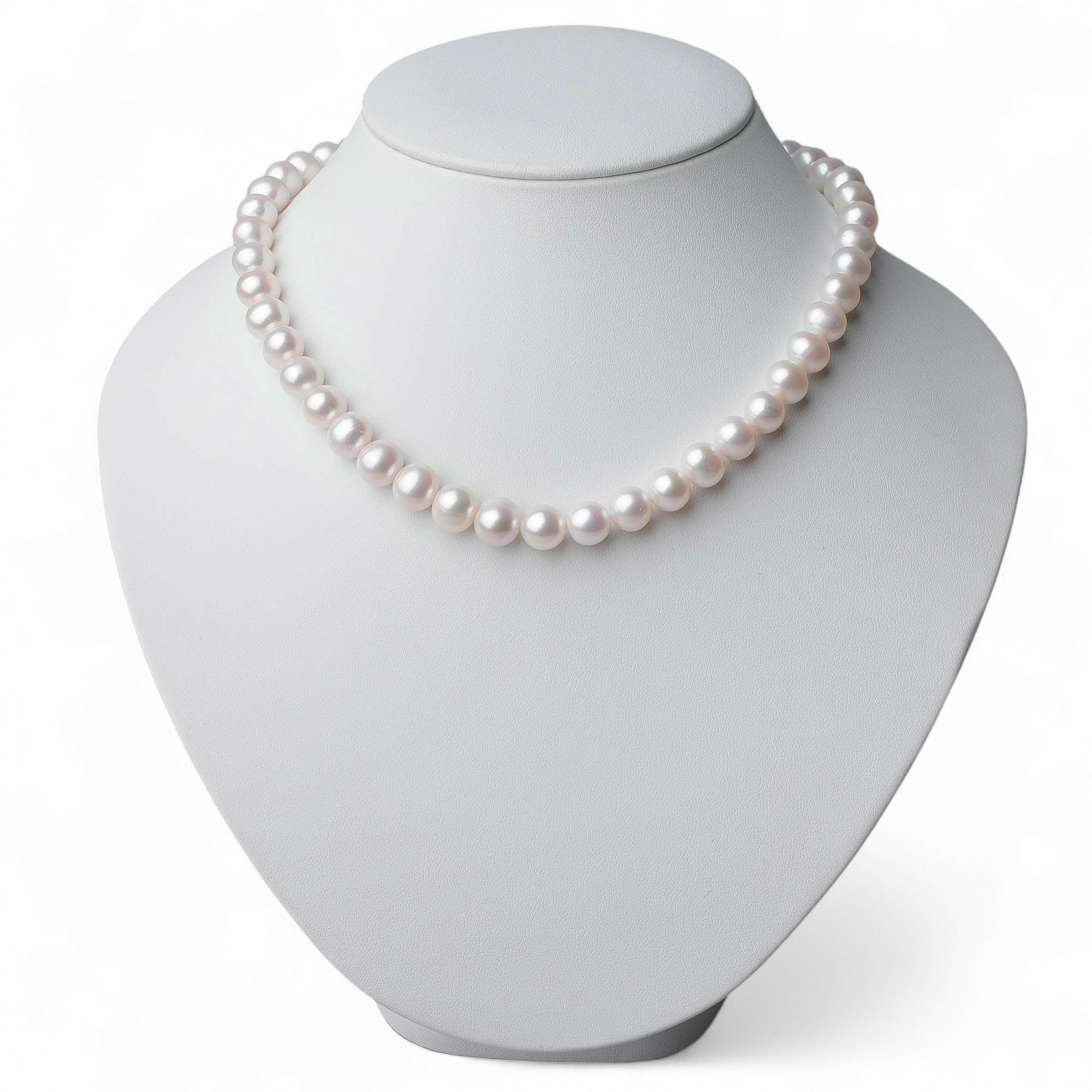 淡水真珠 ネックレスセット8.5-9.5mm 上質ランク