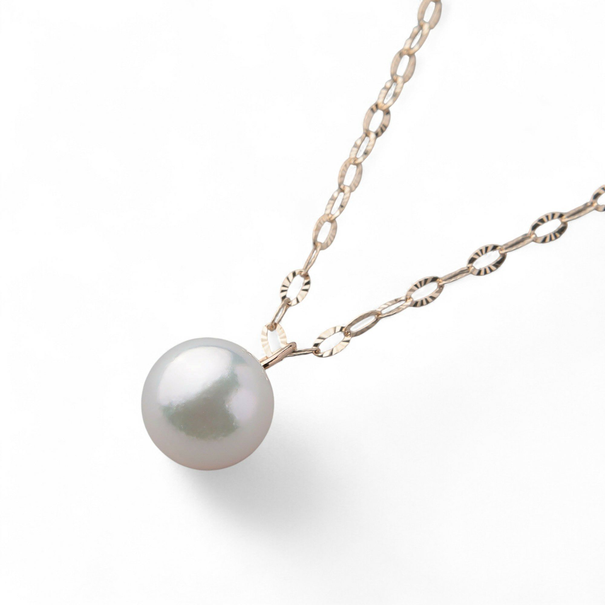 あこや真珠 プチペンダント  8.5-9.0mm K10YG