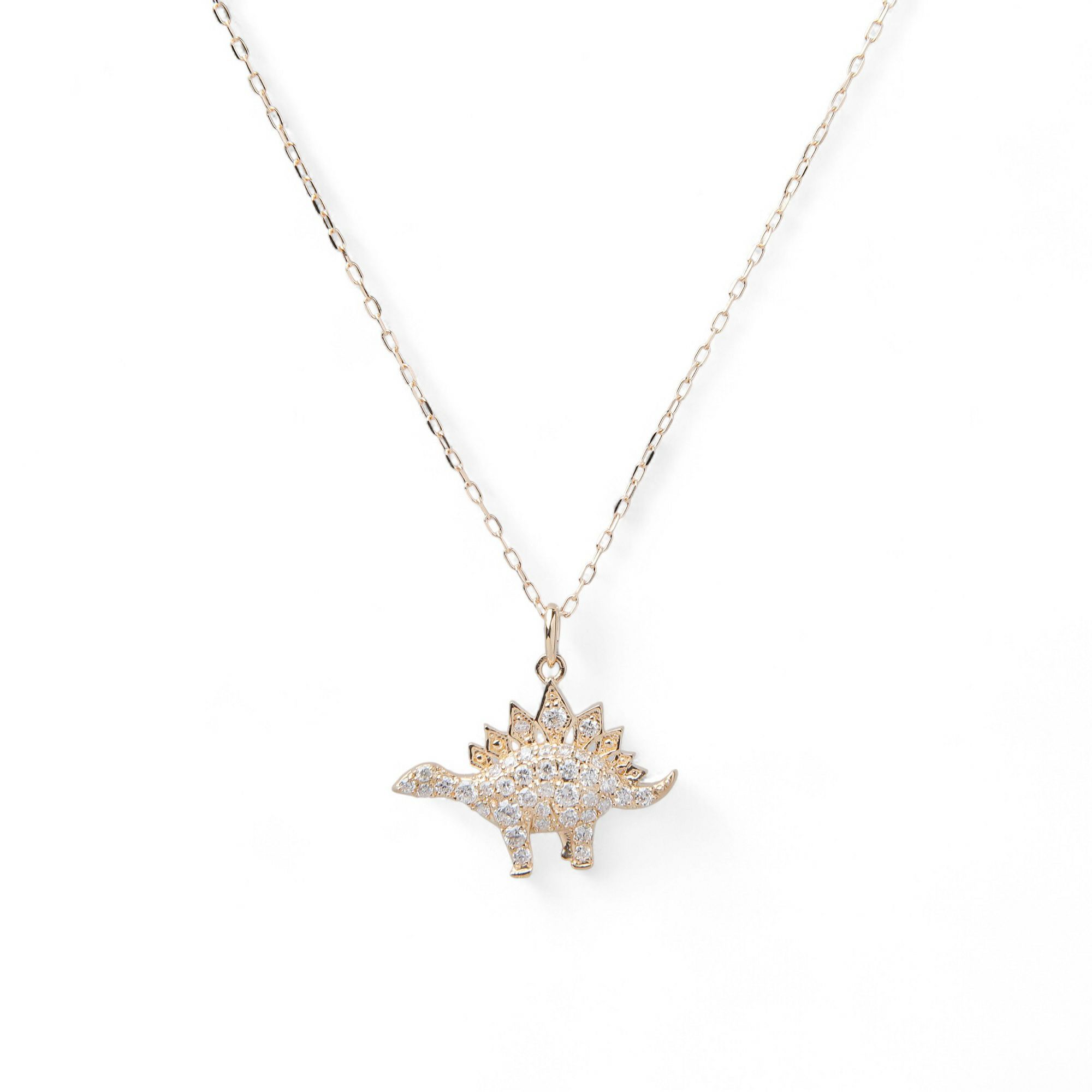 ダイヤモンド 恐竜ペンダントK18YG　0.30ct 45cm