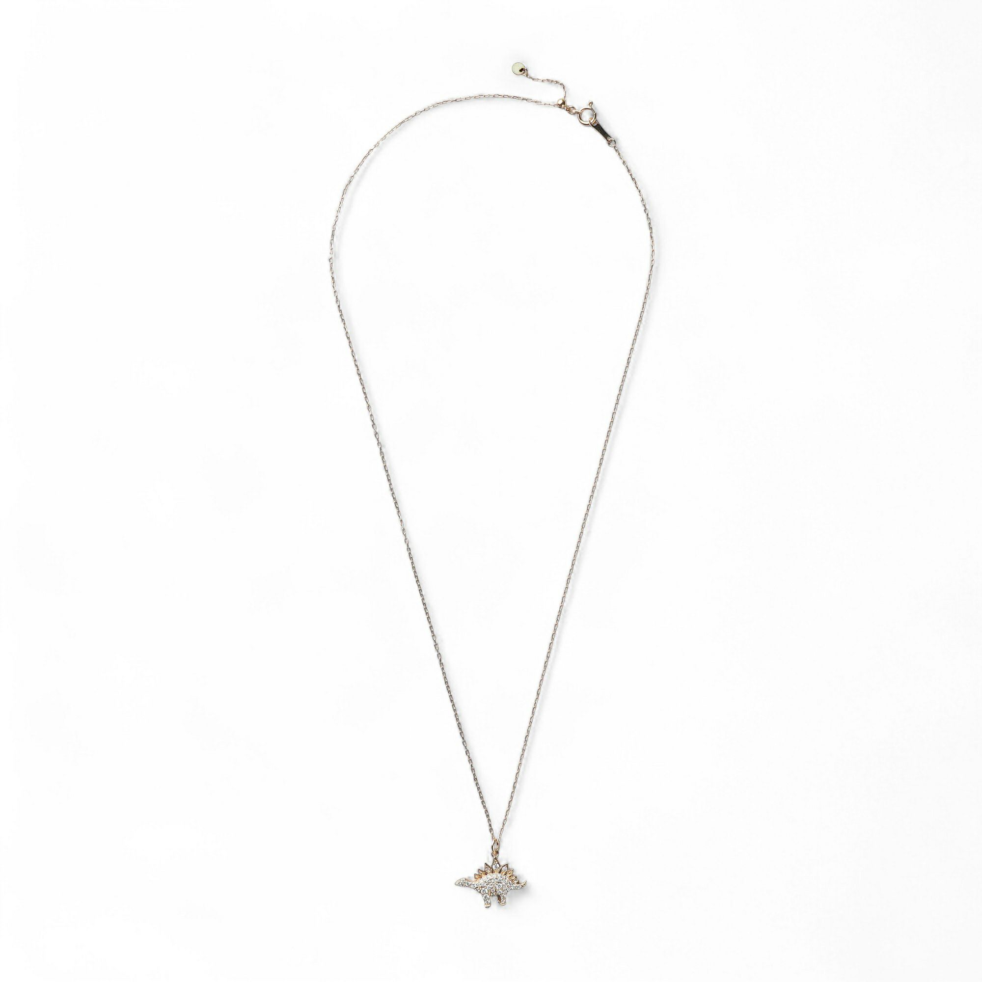 ダイヤモンド 恐竜ペンダントK18YG　0.30ct 45cm