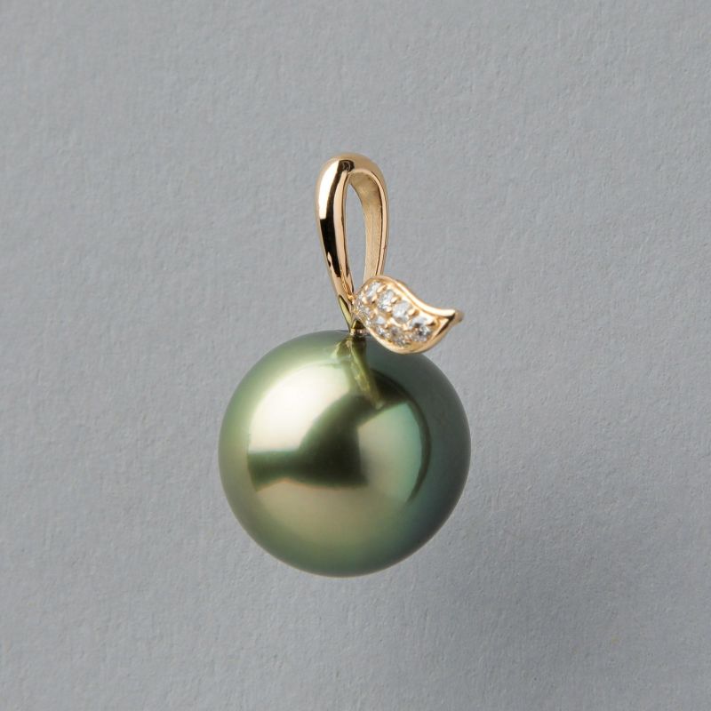 大珠で存在感あります！タヒチ南洋真珠ペンダントトップ美貴真珠