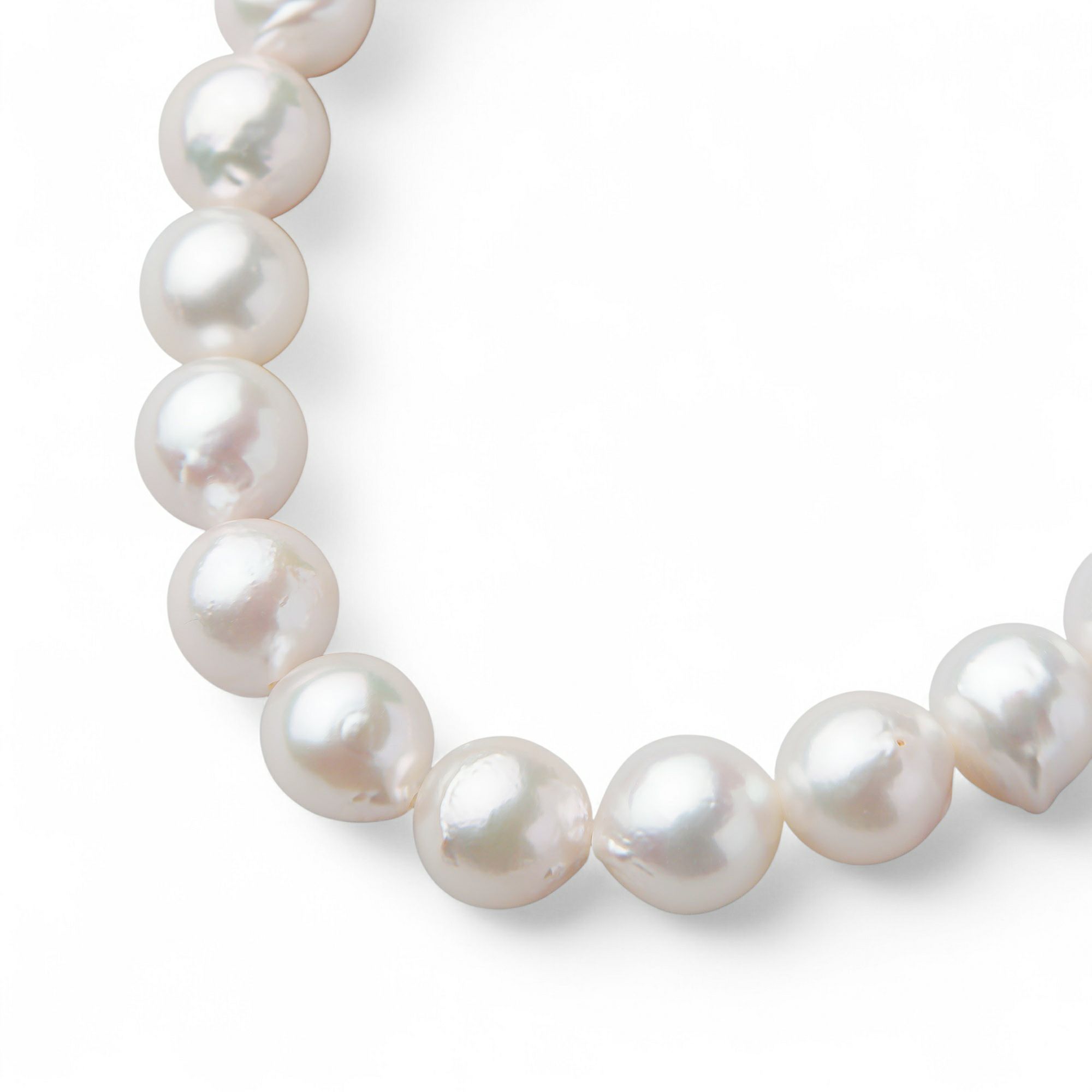 あこや真珠 ブレスレット7.5-8.0mm バロック　シリコンゴム