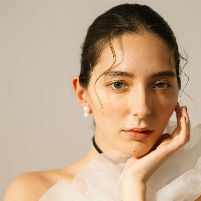 MARLENA 淡水真珠 ピアス/イヤリング　9-12mm K14WG/SILVER925