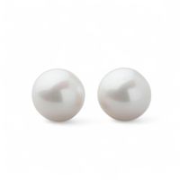 淡水真珠 (有核) ピアス/イヤリング　11mmUP K14WG/SV925