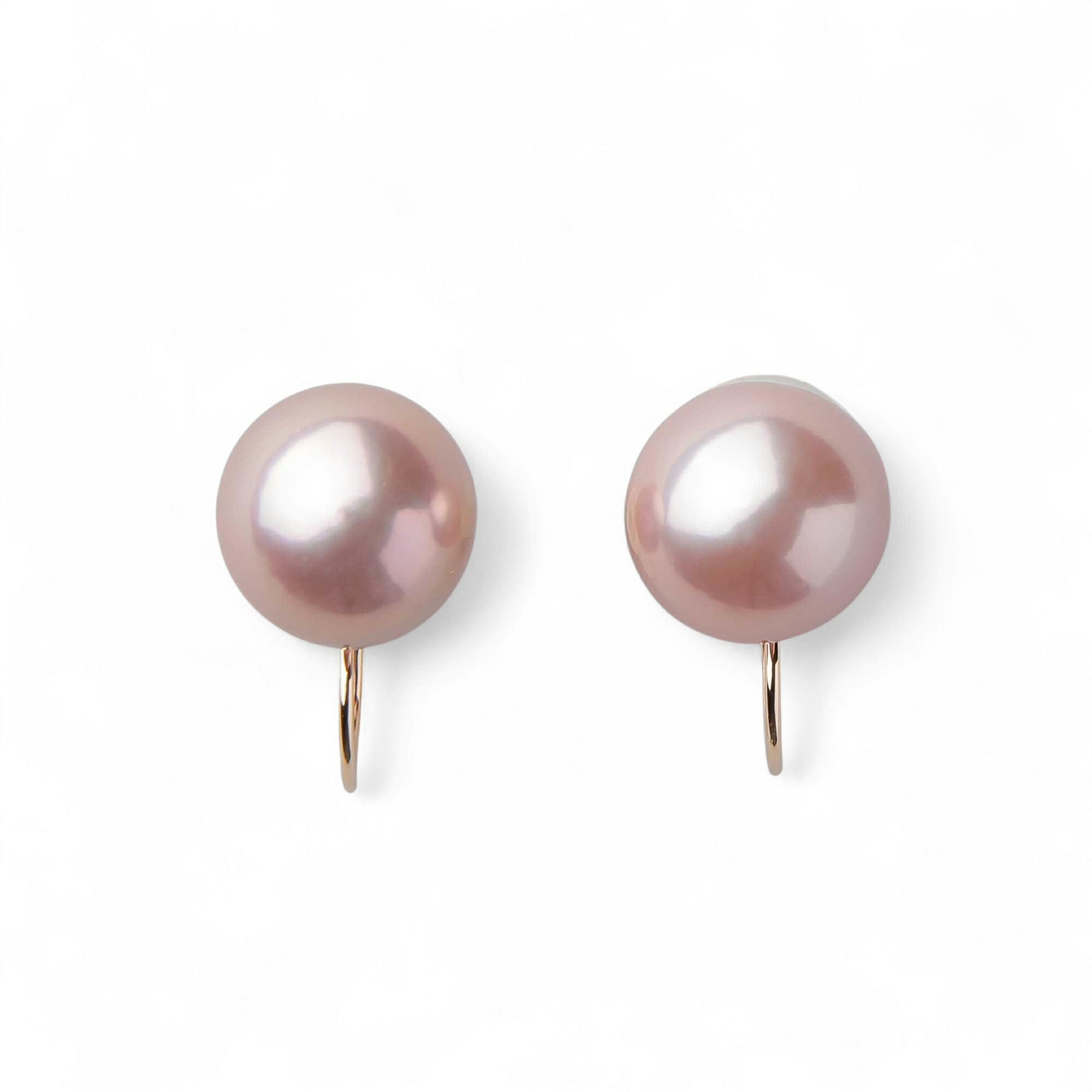  Bubble 淡水真珠 イヤリング9mmUP K18YG