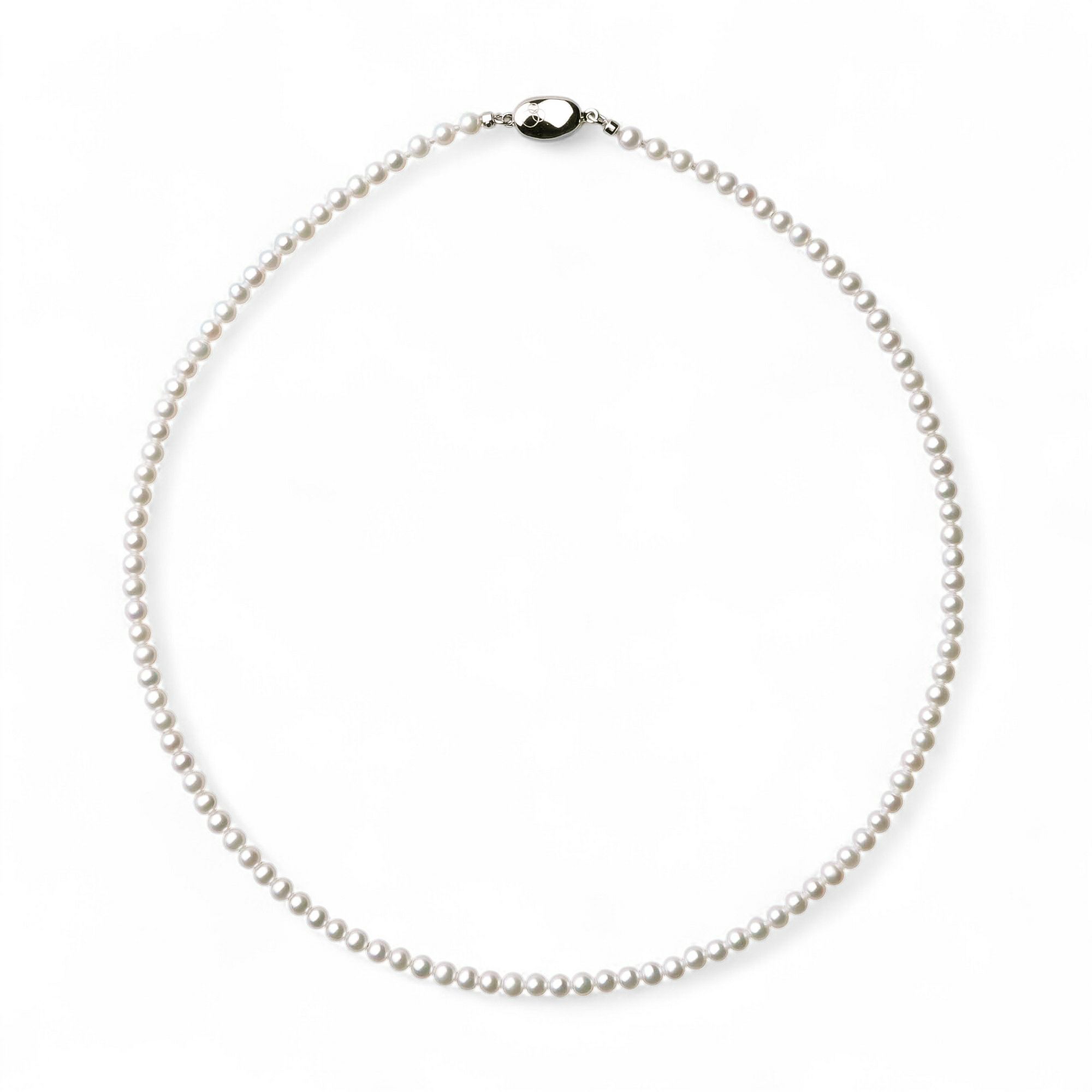 淡水真珠 (有核) ネックレス3.5-4.0mm