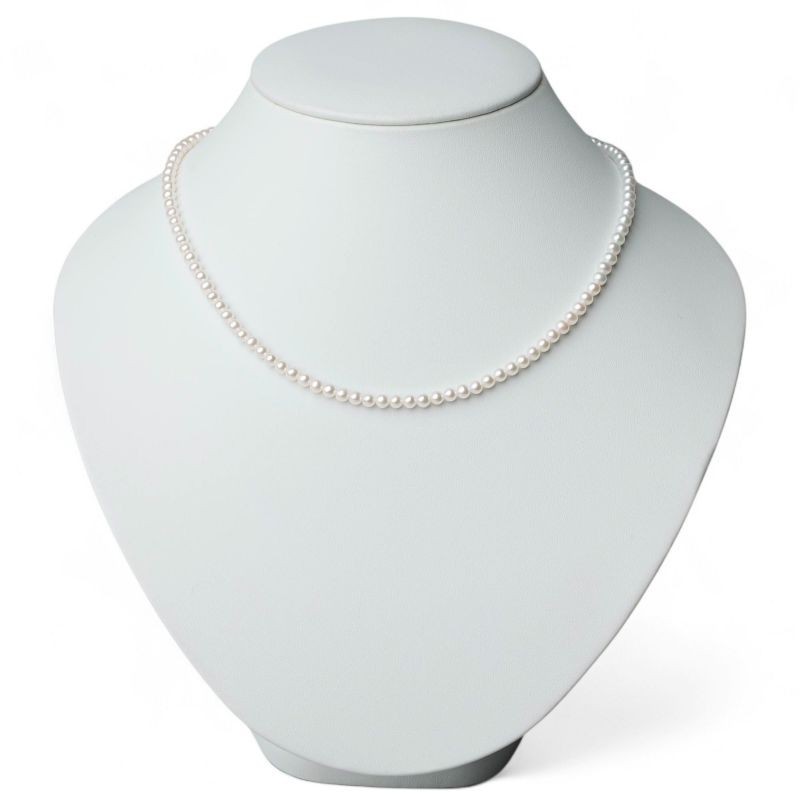 淡水真珠 (有核) ネックレス3.5-4.0mm