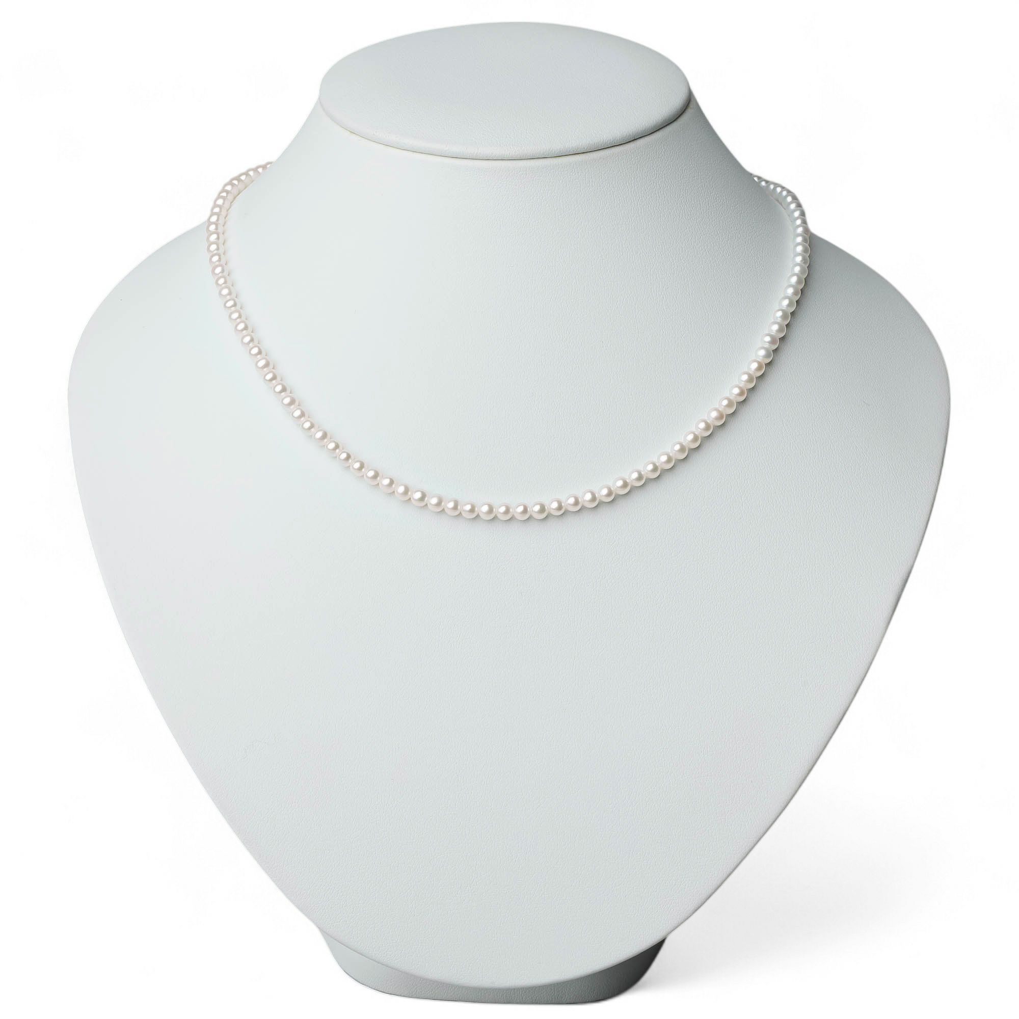 淡水真珠 (有核) ネックレス3.5-4.0mm