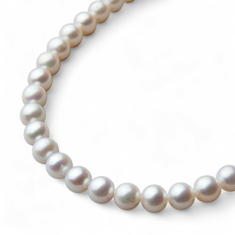 淡水真珠 ネックレスセット7.5-8.5mm 上質ランク