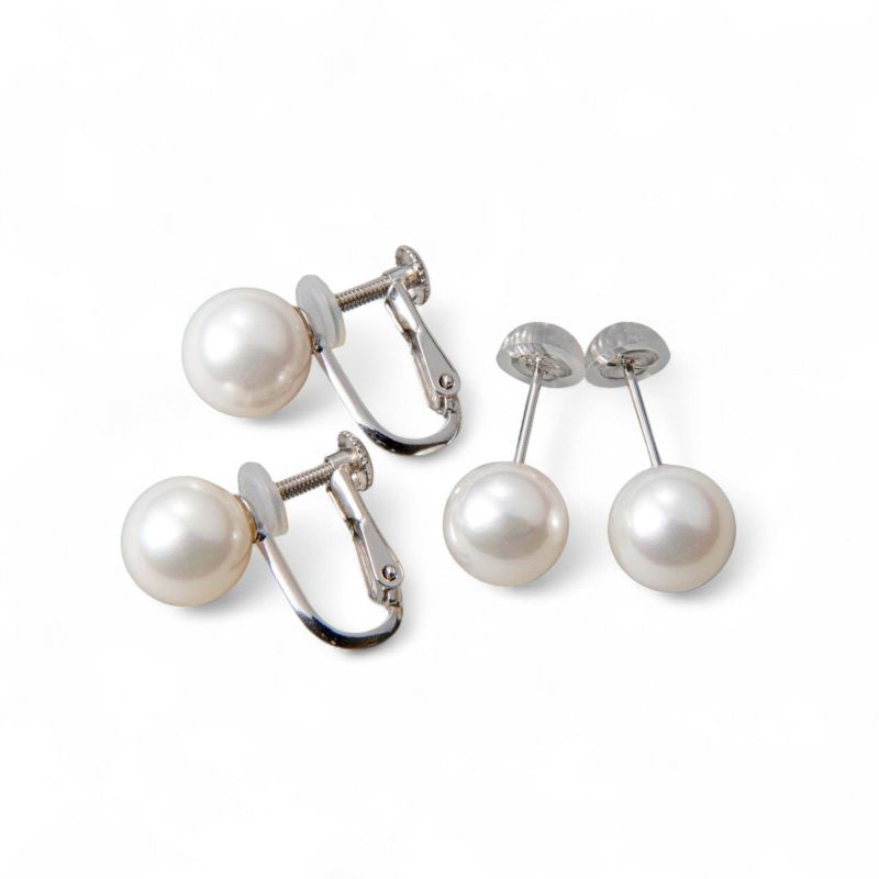 淡水真珠 ネックレスセット7.5-8.5mm 上質ランク