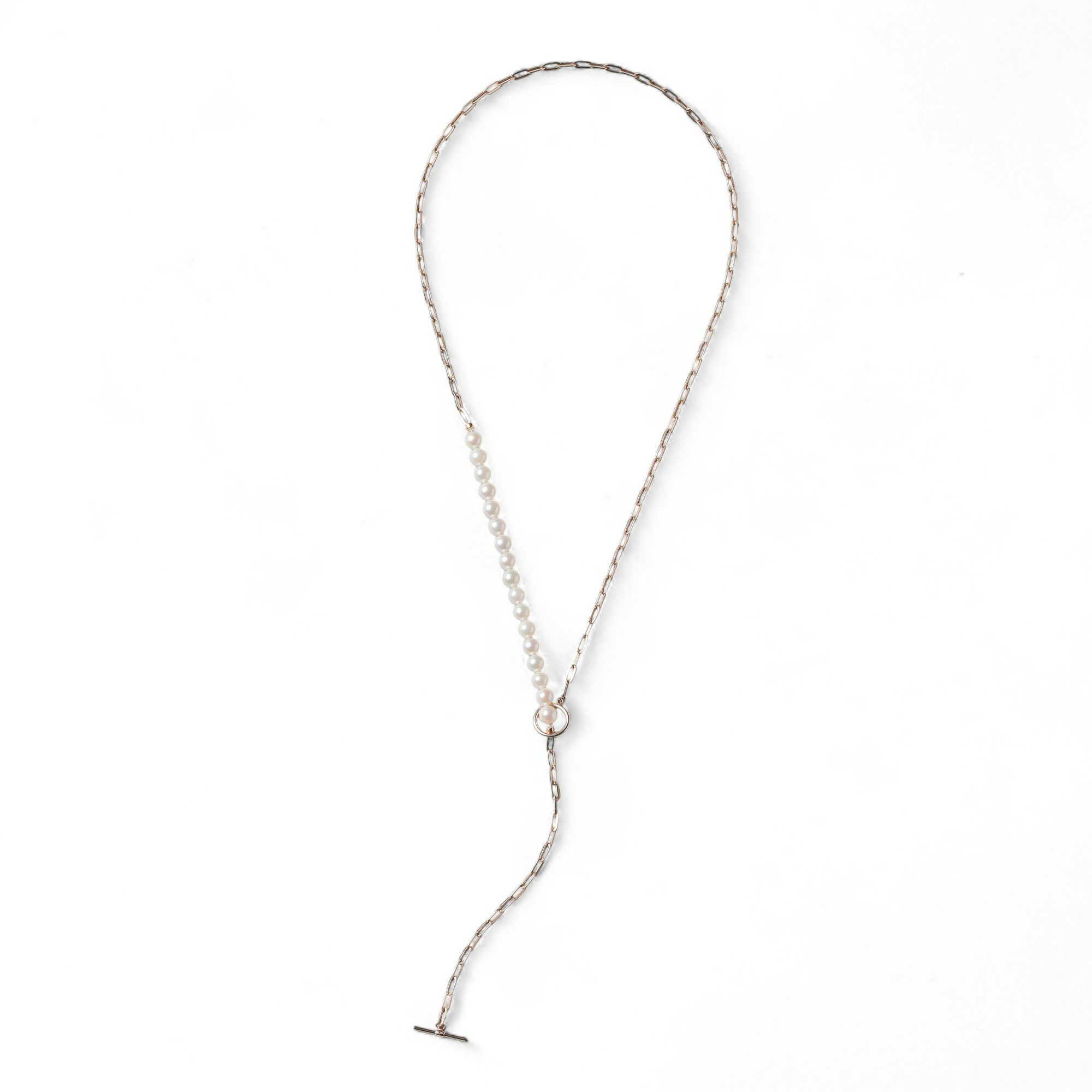 Supple あこや真珠 チェーンネックレス　5.5-6.0mm K10YG