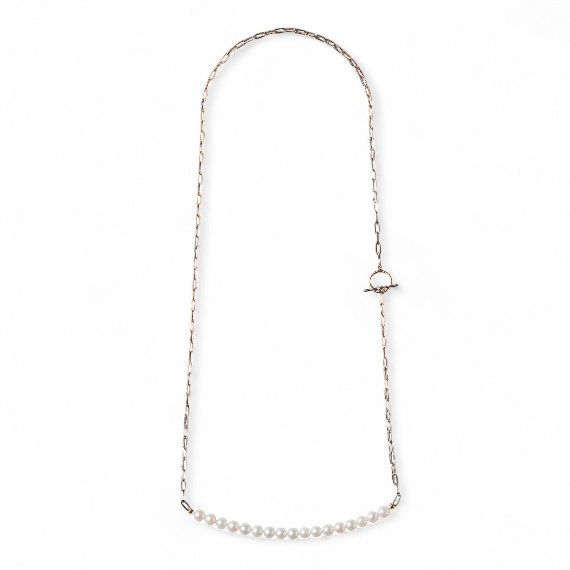 Supple あこや真珠 チェーンネックレス　5.5-6.0mm K10YG