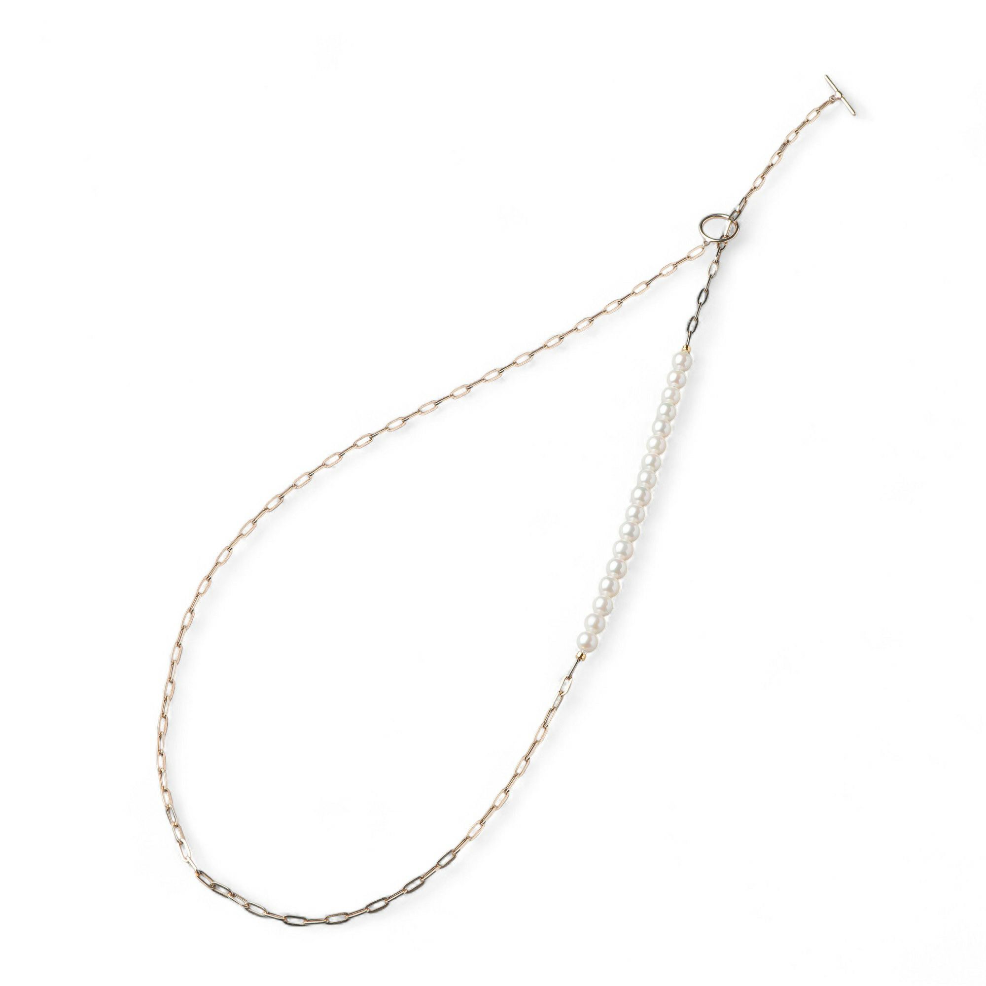 Supple あこや真珠 チェーンネックレス　5.5-6.0mm K10YG