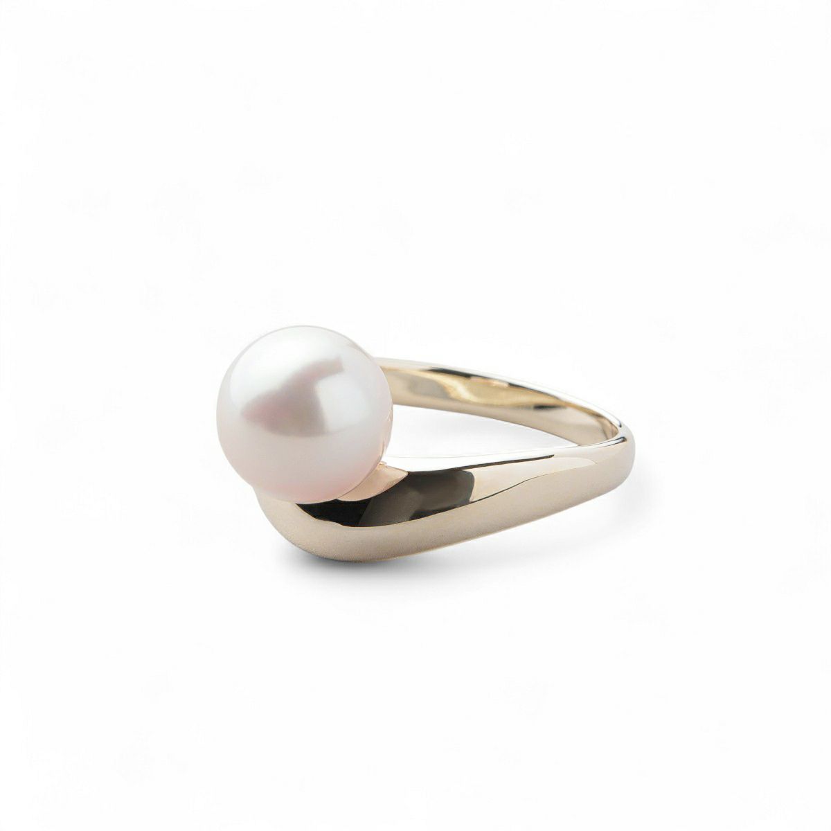 Supple あこや真珠 リング8.5-9.0mm K10YG