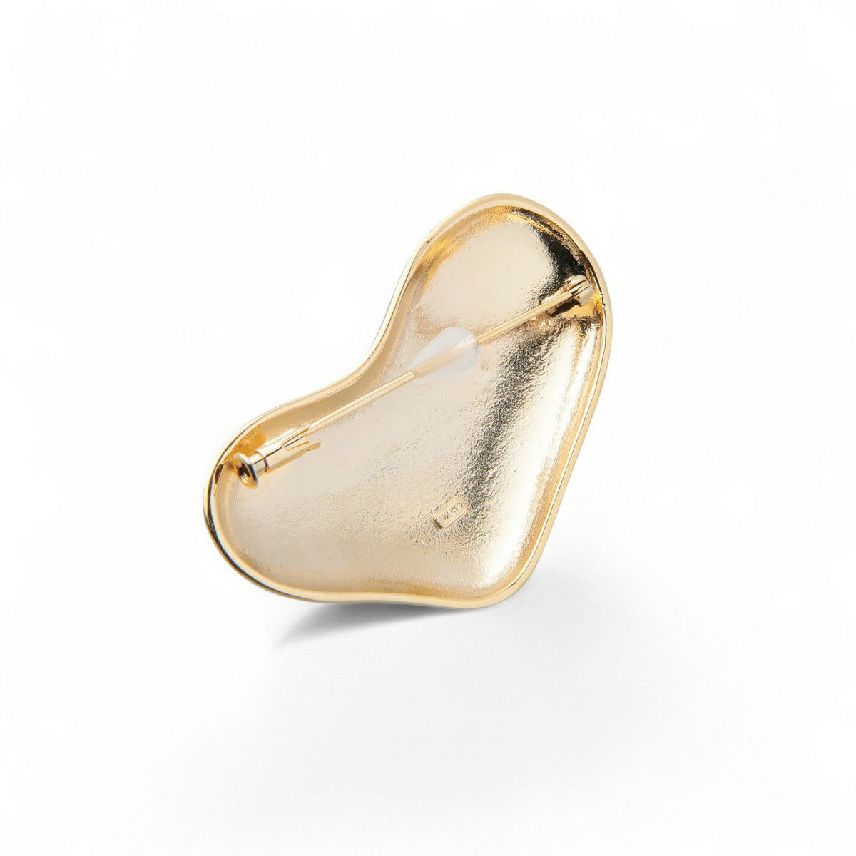 Supple あこや真珠 ハートブローチ　8.5-9.0mm SV925 GP