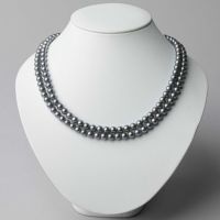 あこや黒真珠 ロングネックレス 6.5mm-7.0mm 100cm | ～7.0mm