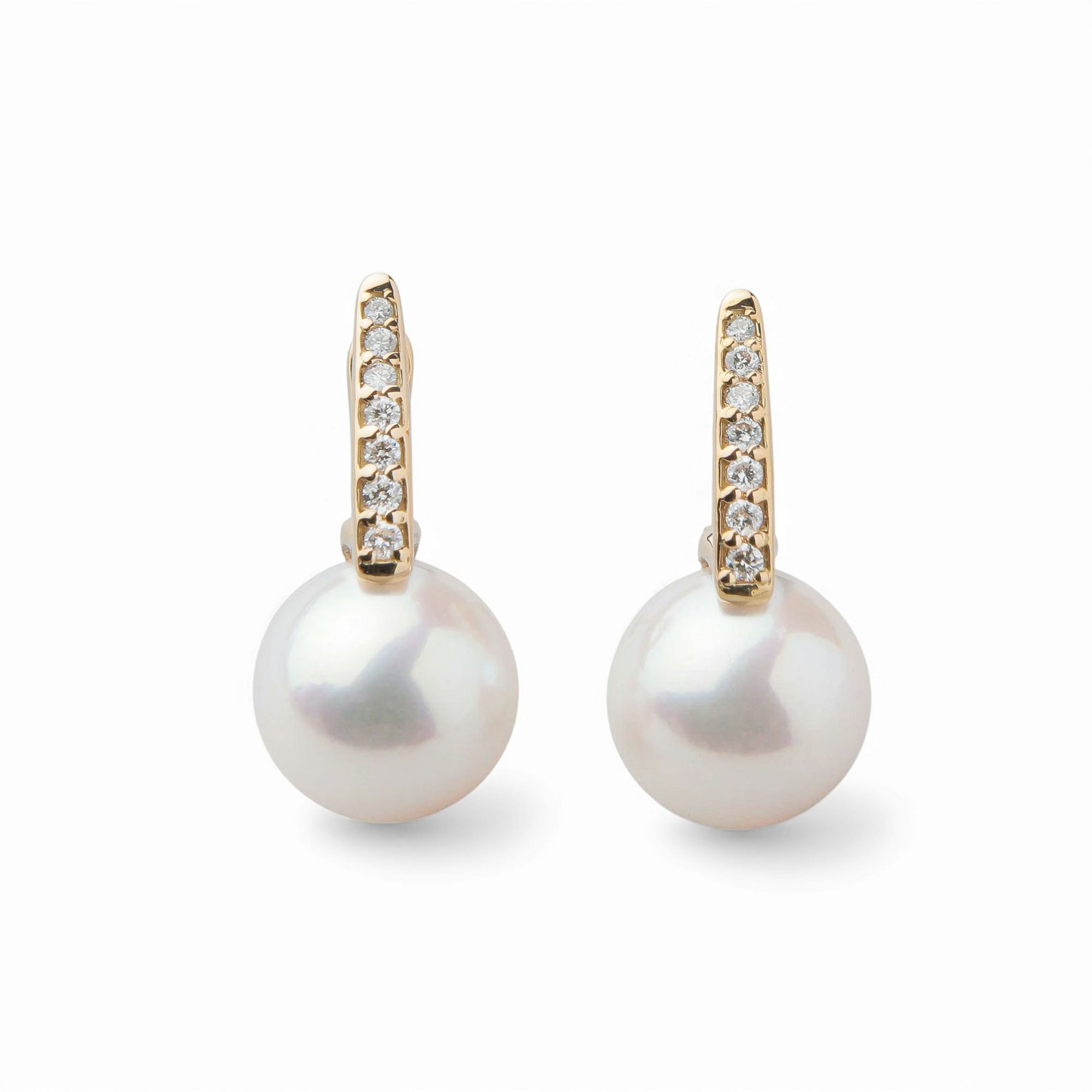 LUXE あこや真珠 ピアス8.5-9.0mm K18YG | あこや真珠ピアス・イヤリング