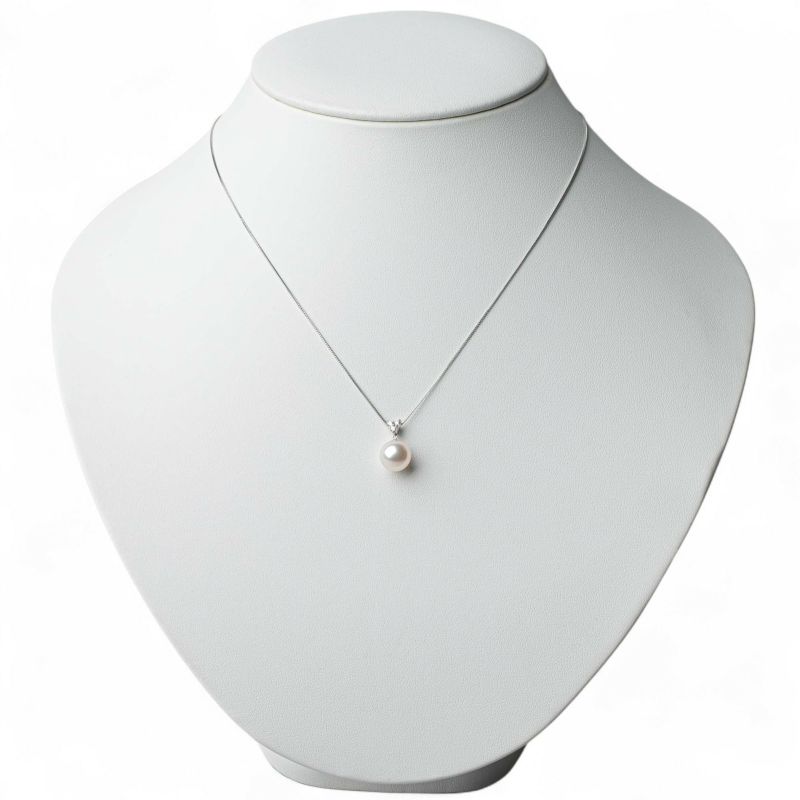 LUXE あこや真珠 ペンダントトップ　8.5-9mm PT900/K18YG