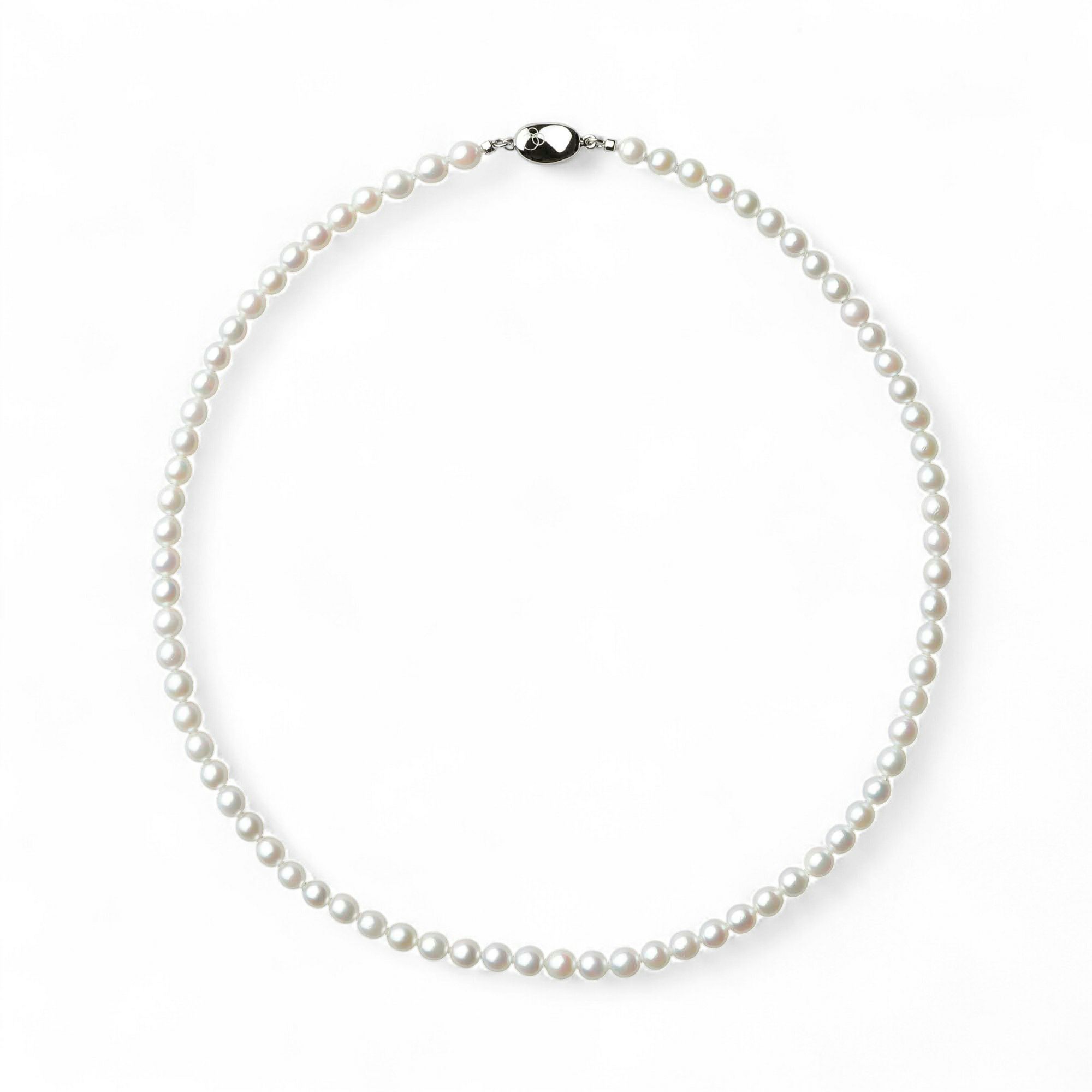 無調色 あこや真珠 ネックレス5.0-5.5mm