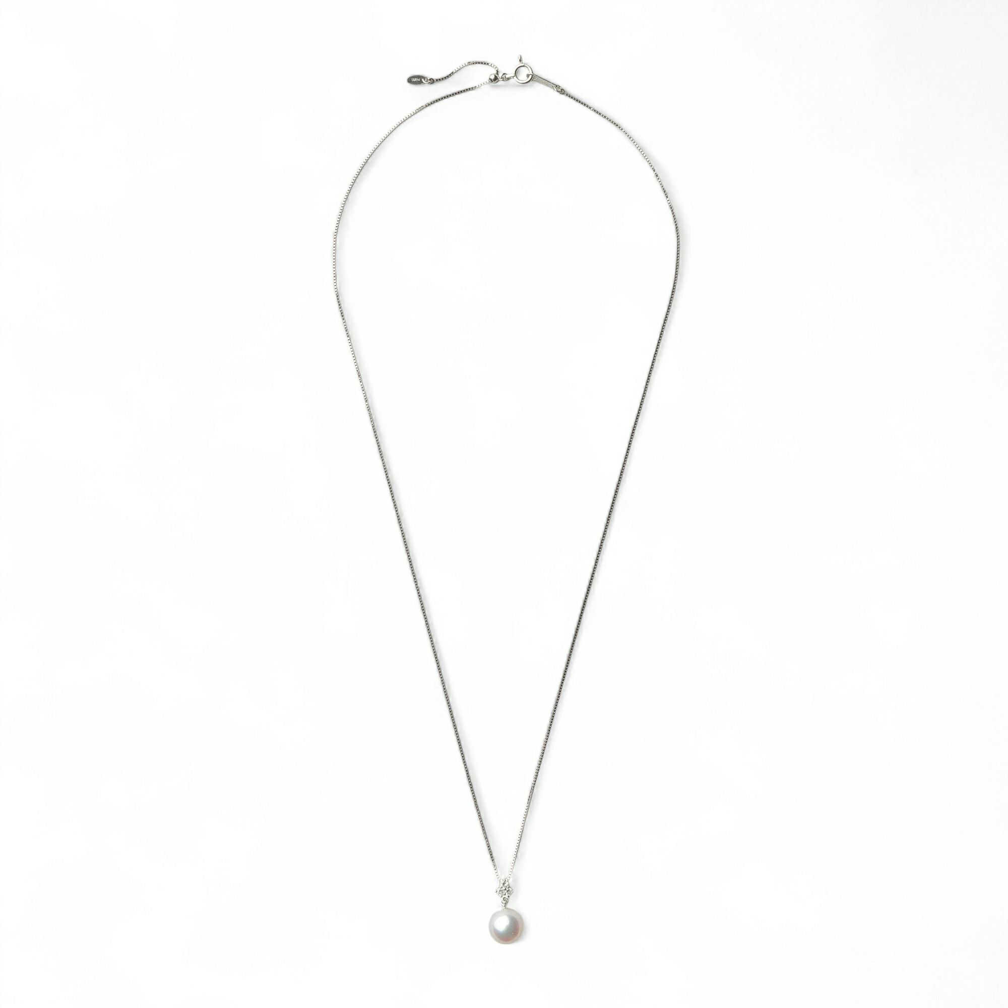  オーロラ花珠真珠 ペンダント8.0-8.5mm PT900/850 -Premium-