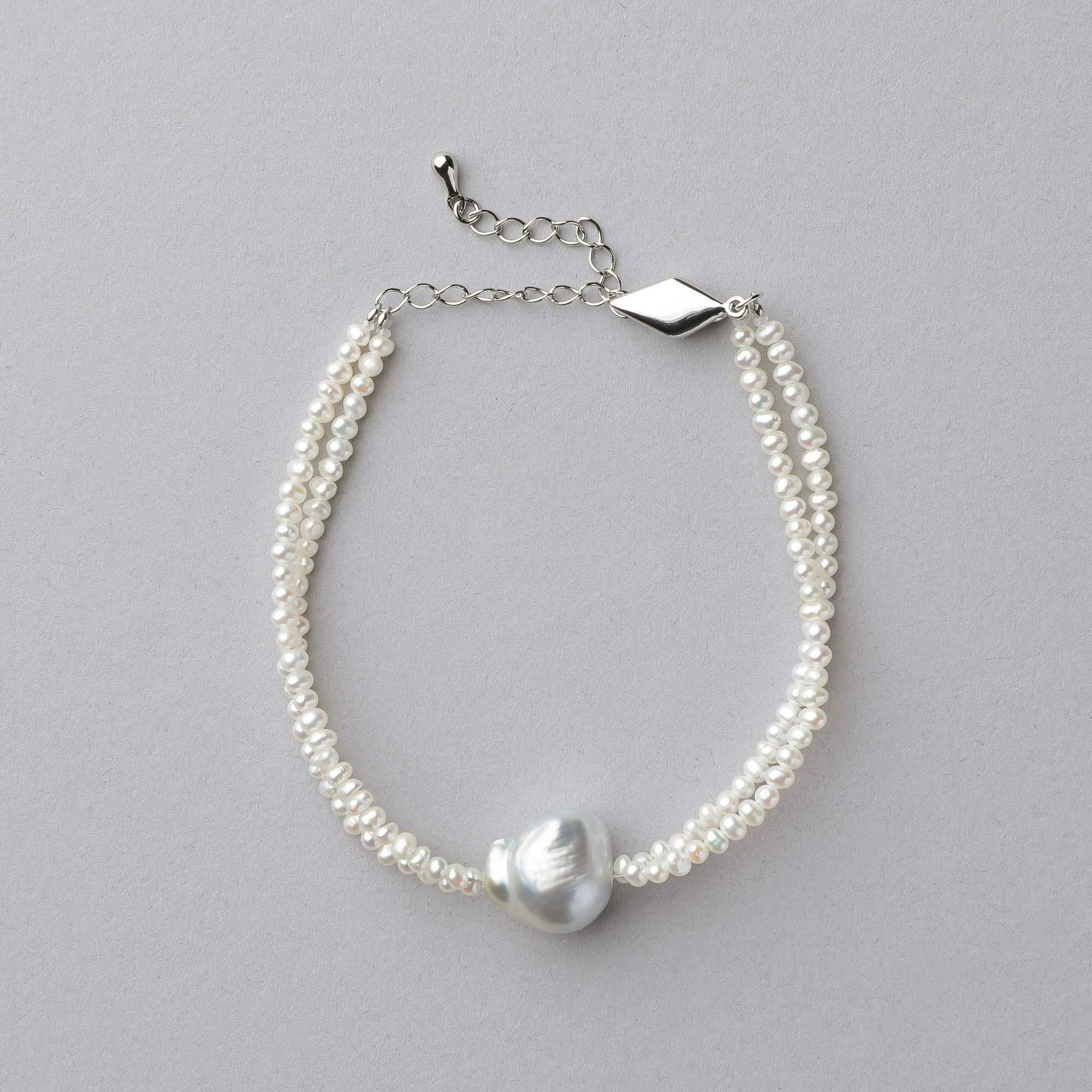 fondu blanc 南洋白蝶真珠 バロック フックピアス 12mm K10YG | 南洋  