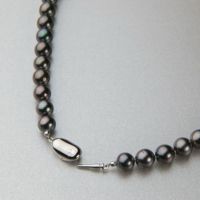 WEB限定】タヒチ黒蝶真珠 ネックレス 9.1-11.8mm ピーコック