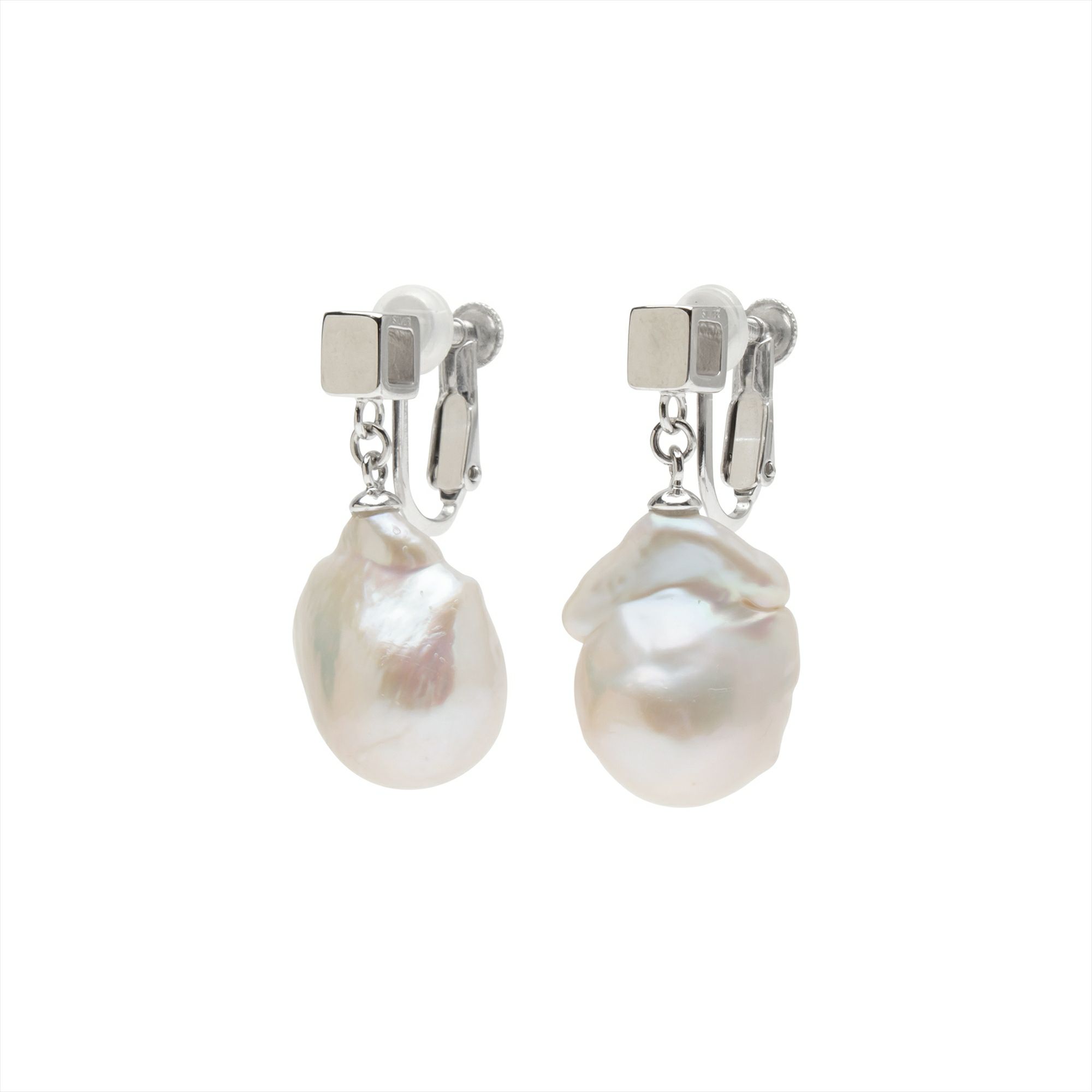 マルレナ キャレバロック イヤリング　淡水真珠 12mmUP SV925