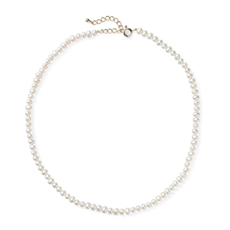 淡水真珠　ベビーパールネックレス　4.0-5.0mm