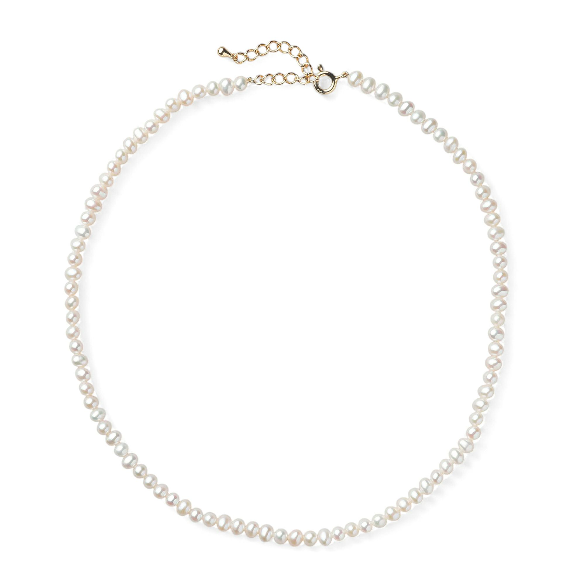 淡水真珠　ベビーパールネックレス　4.0-5.0mm