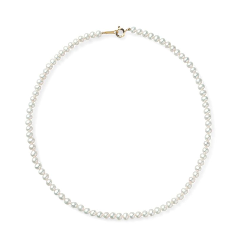 淡水真珠　ベビーパールネックレス　4.0-5.0mm