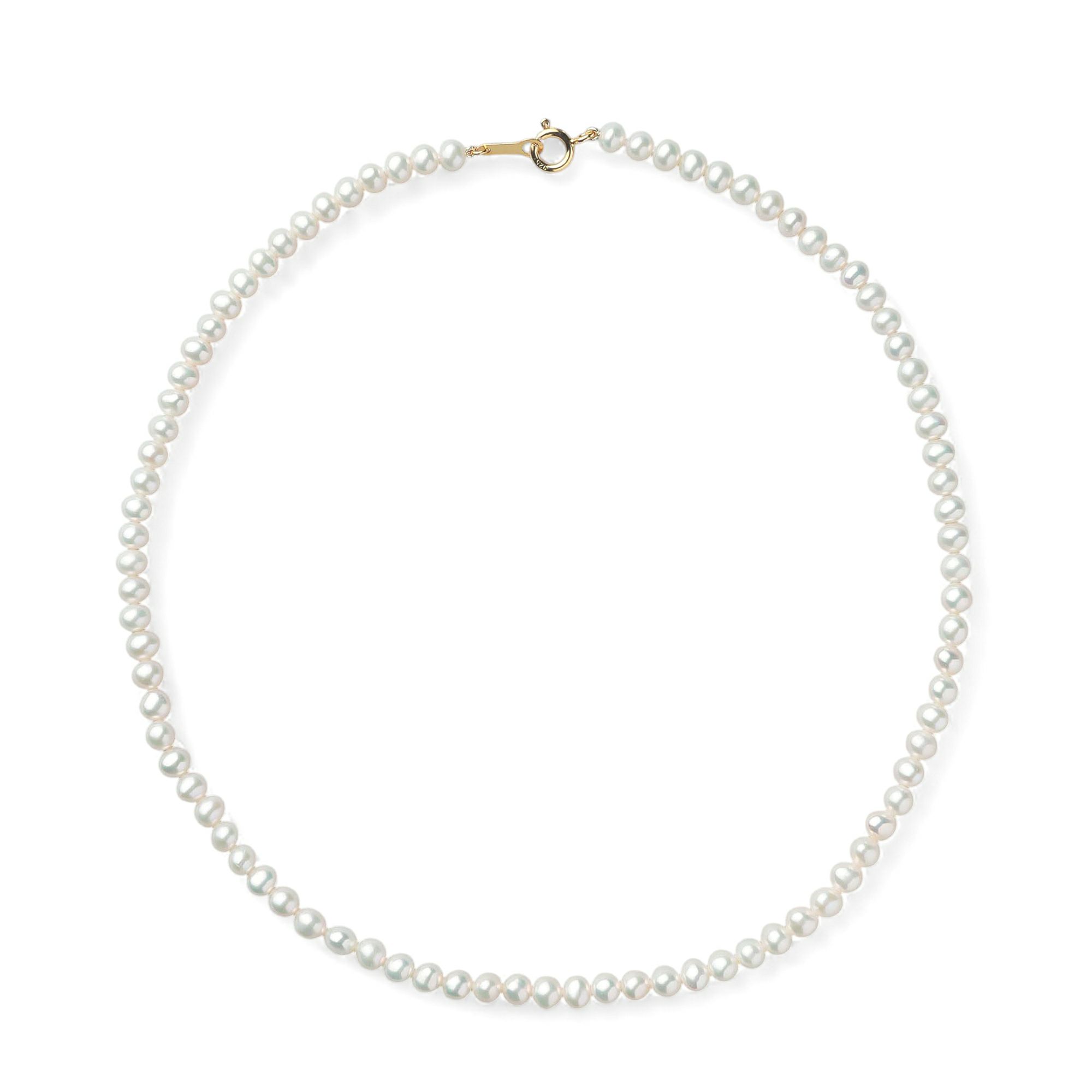 淡水真珠　ベビーパールネックレス　4.0-5.0mm