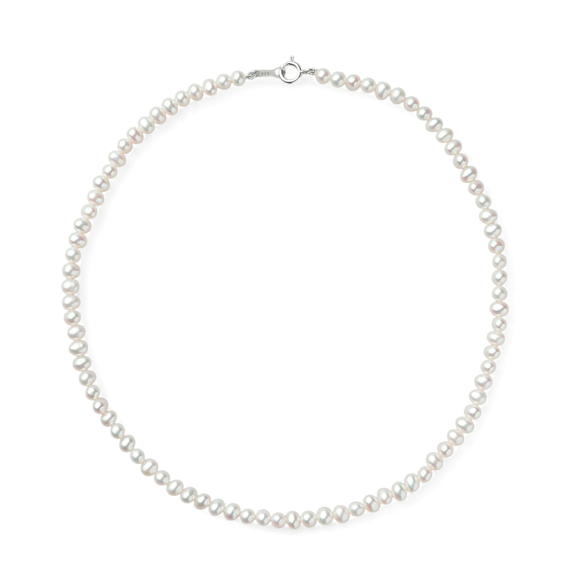 淡水真珠　ベビーパールネックレス　4.0-5.0mm