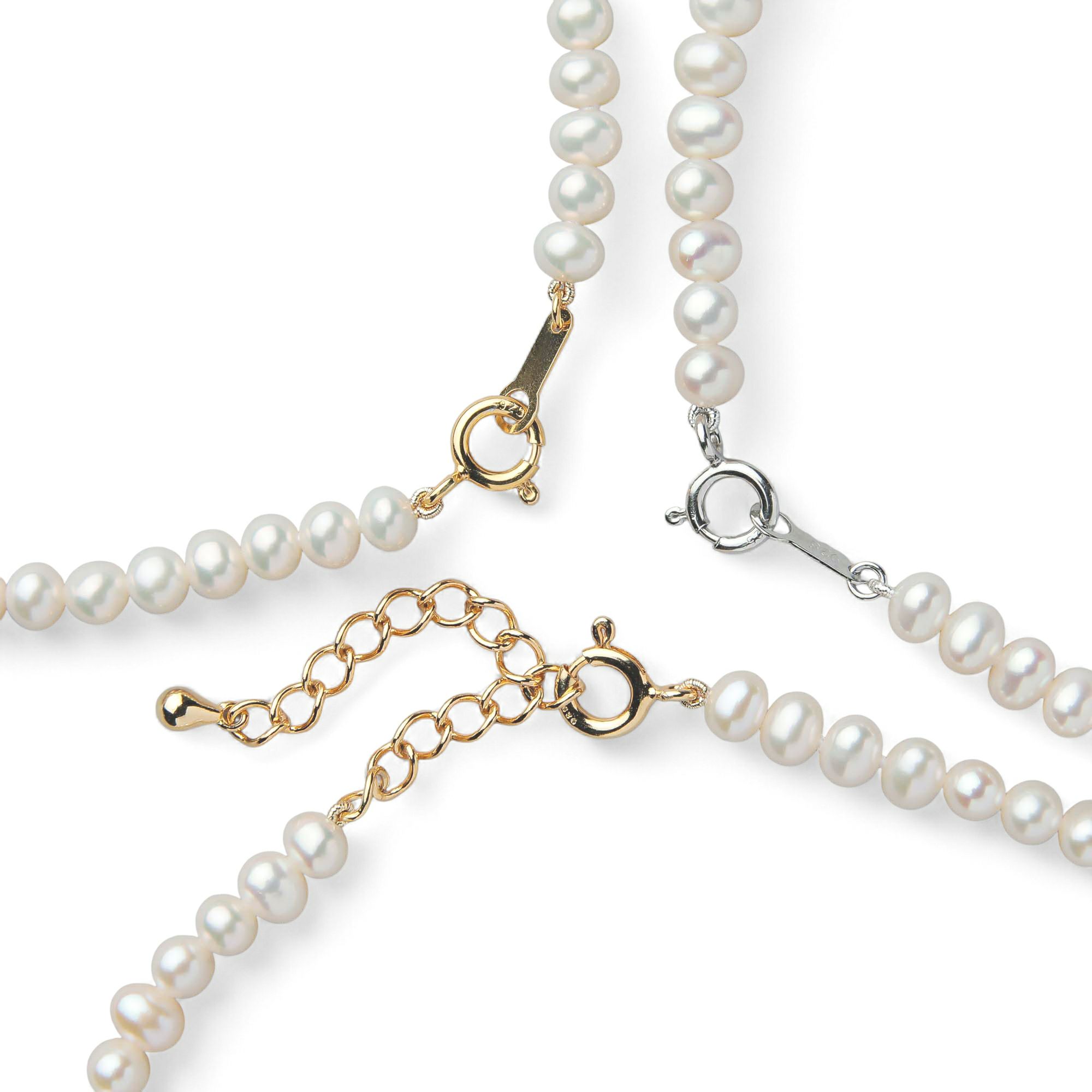 淡水真珠　ベビーパールネックレス　4.0-5.0mm