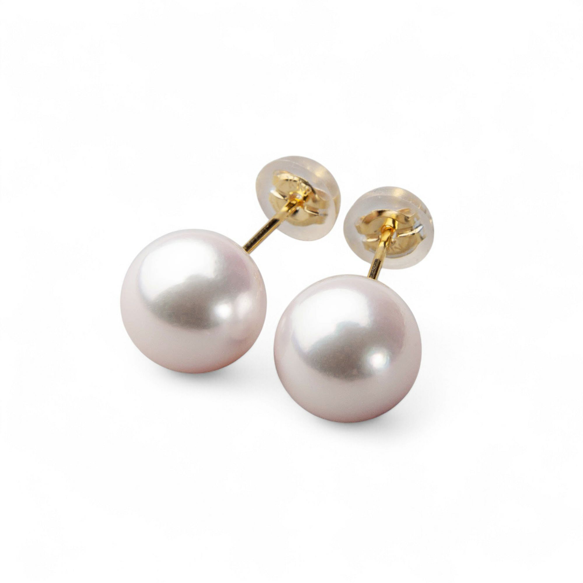 LUXE あこや真珠 ピアス8.5-9.0mm K18YG/PT900 | あこや真珠ピアス 