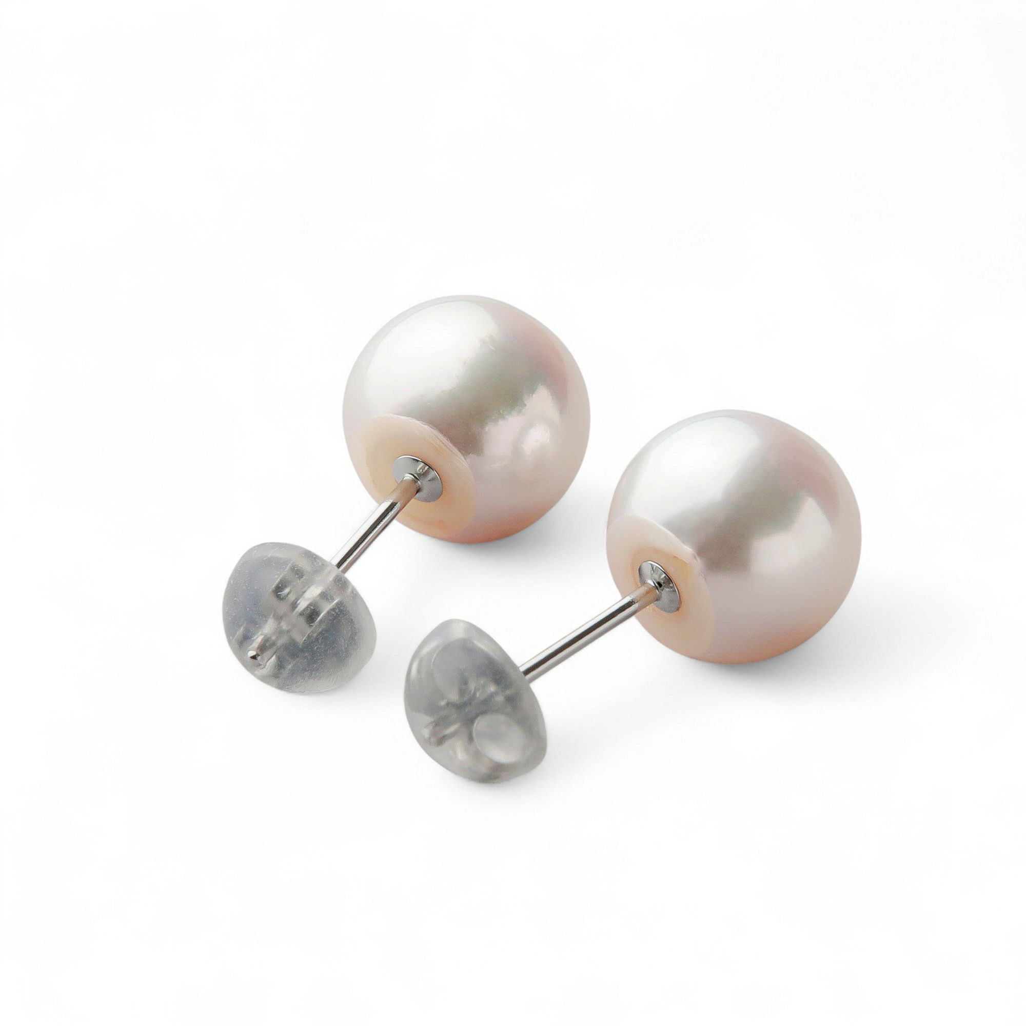 LUXE あこや真珠 ピアス8.5-9.0mm K18YG/PT900