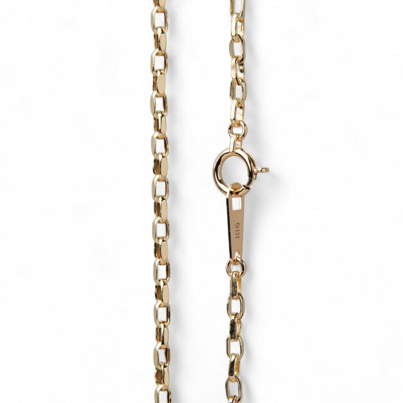 オーバルエスカルゴ チェーン50cm/4.5mm K18YG