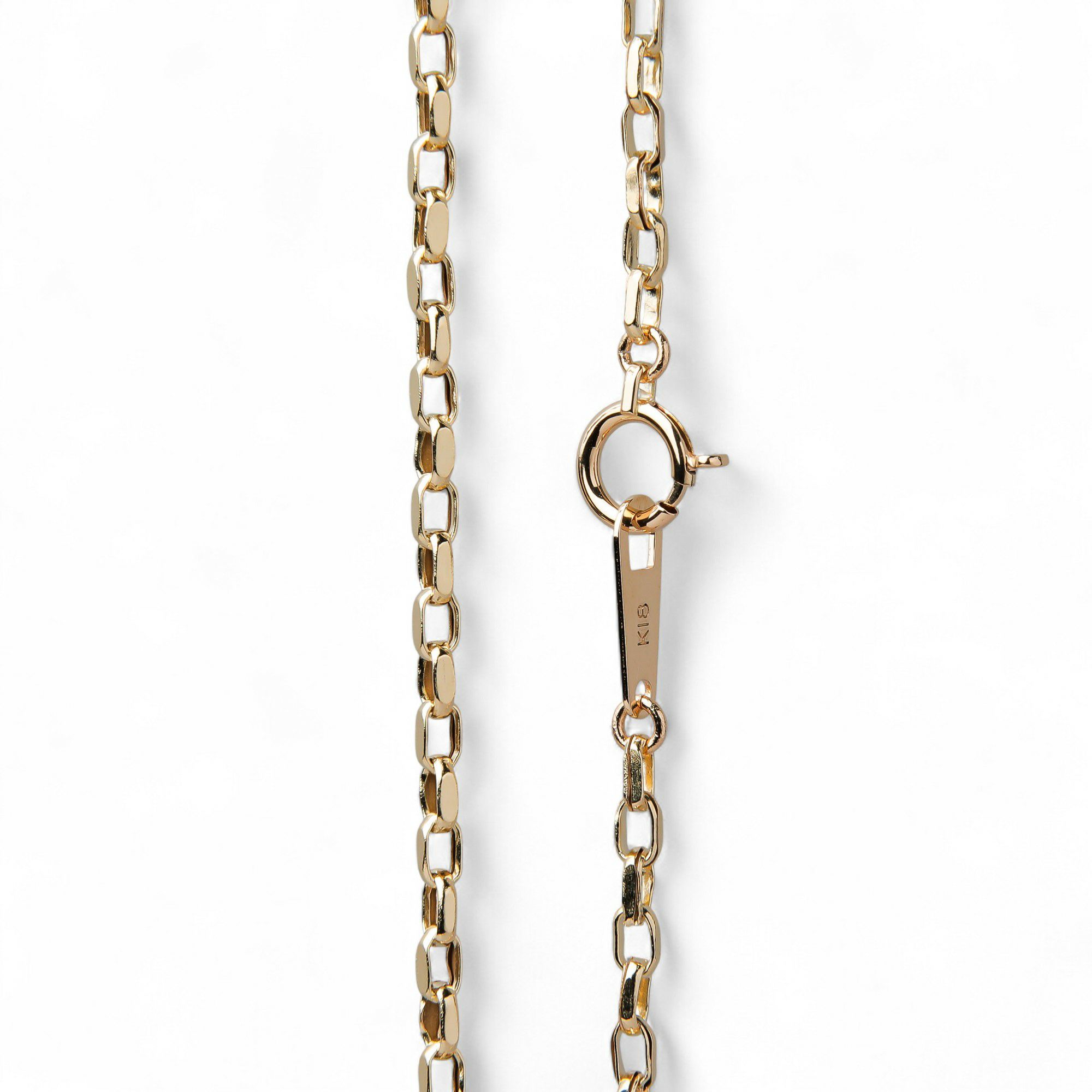 オーバルエスカルゴ チェーン50cm/4.5mm K18YG