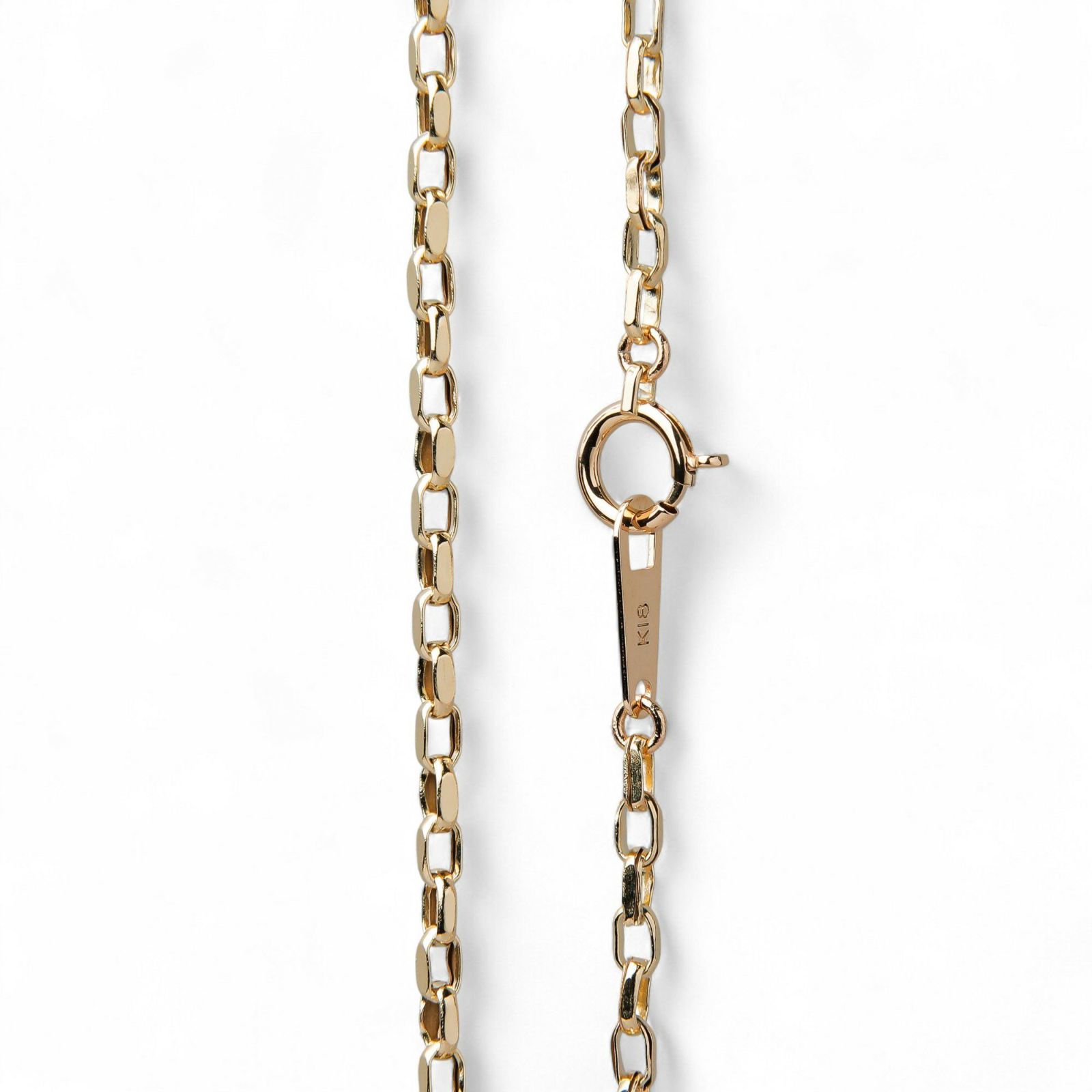 オーバルエスカルゴ チェーン50cm/4.5mm K18YG