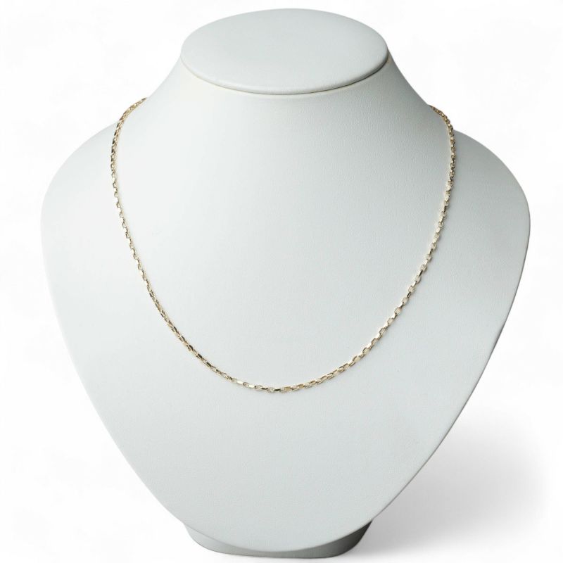 オーバルエスカルゴ チェーン50cm/4.5mm K18YG