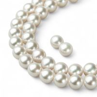 無調色 あこや真珠 ネックレスセット　7.5-8.0mm -準花珠-